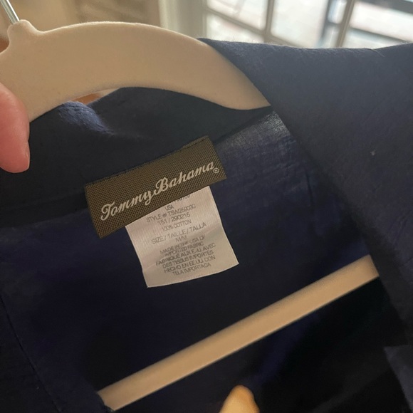 Tommy Bahama Blue button up dress - Picture 2 of 2